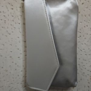 Vintage Peacocks Satin Evening Clutch